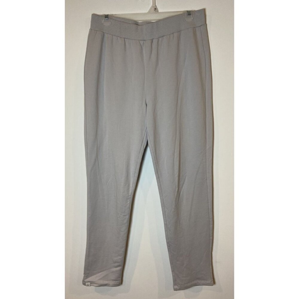 Barefoot Dreams CozyChic Fleece Lined Lounge Pants Light Gray Size Small S